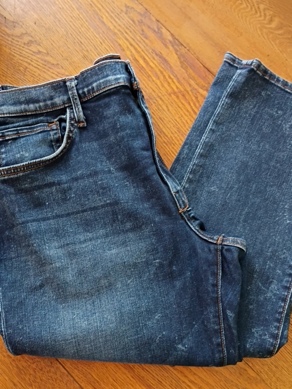 Joe's Jeans Straight Fit Dark Blue Denim 36 X 34